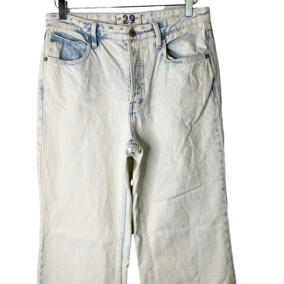 Free People We The Free Vintage Wide Leg Straight Leg Flare Gold Coast Jeans 29 - Picture 6 of 16